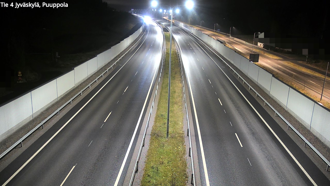 Weather Camera Image Road 4 Jyväskylä, Puuppola, Jyväskylä, Keski-Suomi
