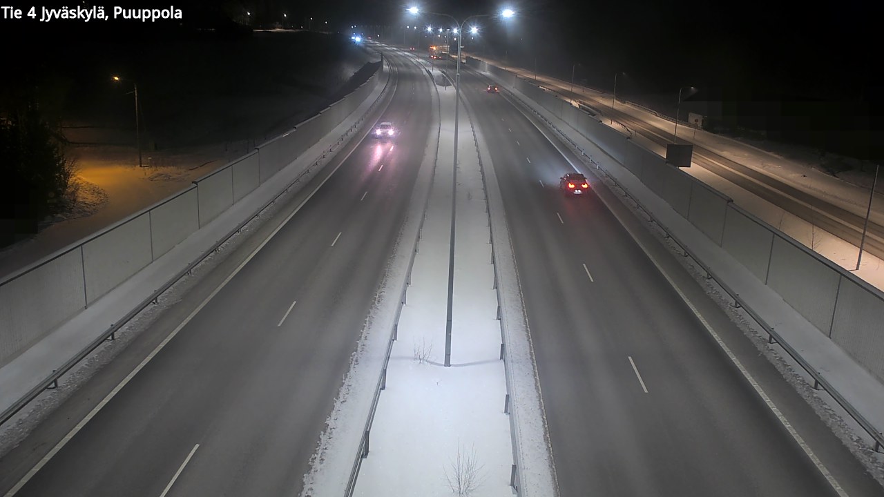 Weather Camera Image Väg 4 Jyväskylä, Puuppola, Jyväskylä, Keski-Suomi