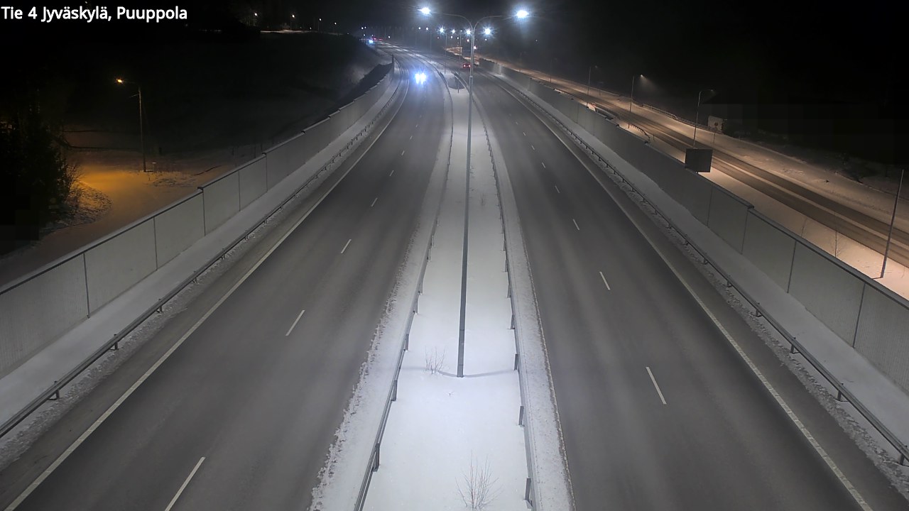 Weather Camera Image Väg 4 Jyväskylä, Puuppola, Jyväskylä, Keski-Suomi