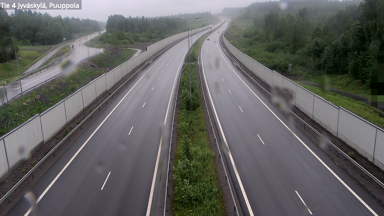 Weather Camera Image Road 4 Jyväskylä, Puuppola, Jyväskylä, Keski-Suomi