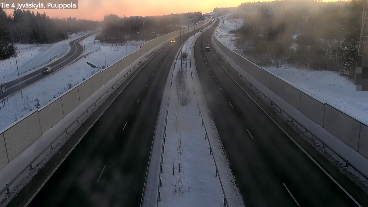 Weather Camera Image Road 4 Jyväskylä, Puuppola, Jyväskylä, Keski-Suomi