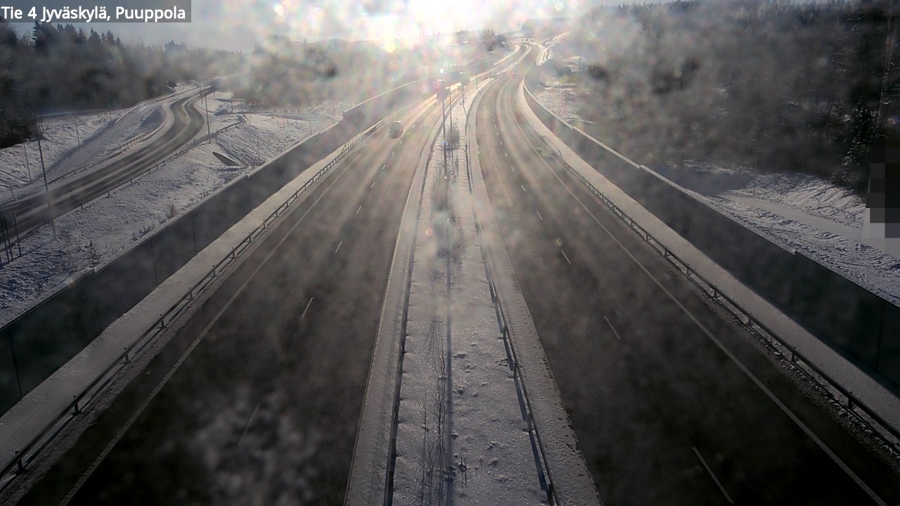Weather Camera Image Road 4 Jyväskylä, Puuppola, Jyväskylä, Keski-Suomi
