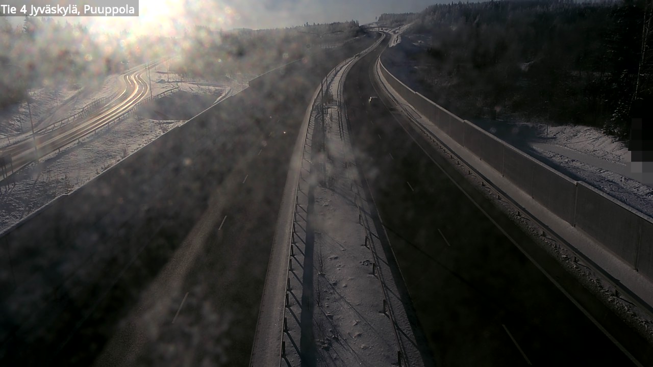 Weather Camera Image Road 4 Jyväskylä, Puuppola, Jyväskylä, Keski-Suomi