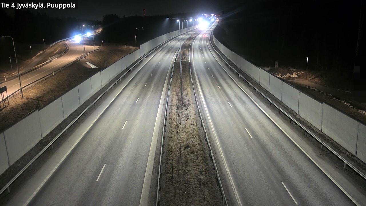 Weather Camera Image Road 4 Jyväskylä, Puuppola, Jyväskylä, Keski-Suomi