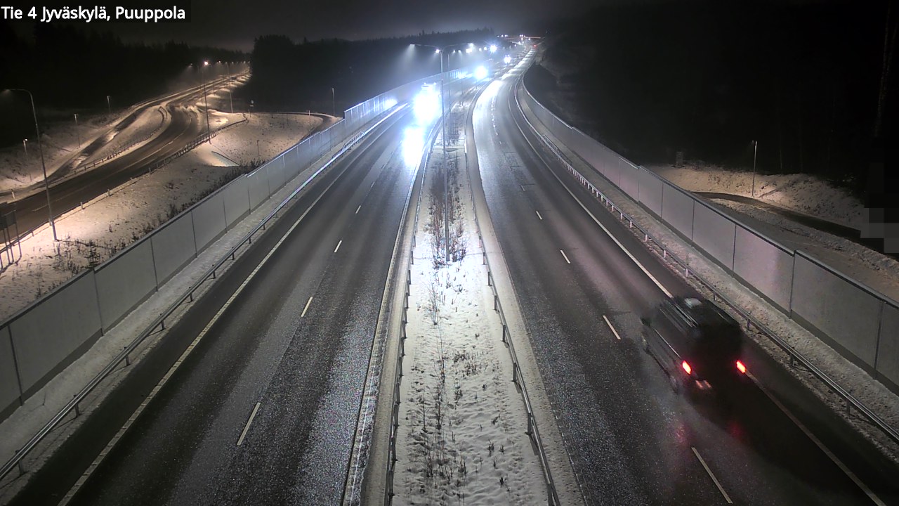Weather Camera Image Väg 4 Jyväskylä, Puuppola, Jyväskylä, Keski-Suomi