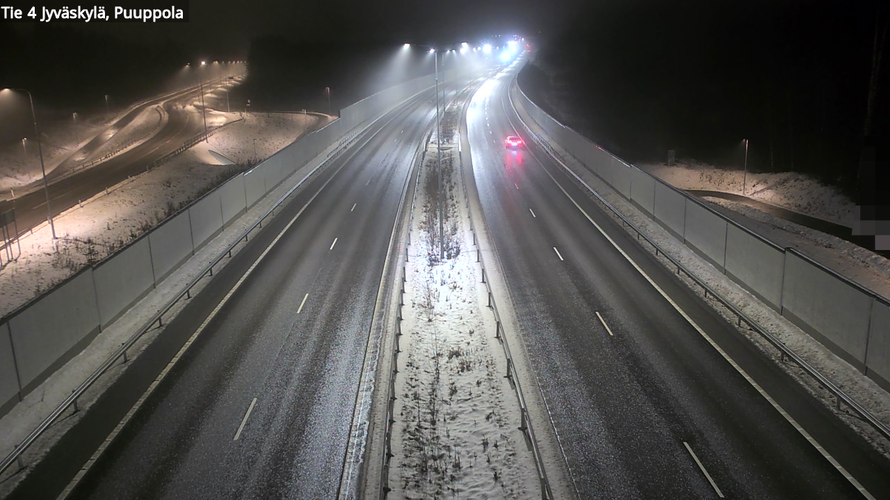 Weather Camera Image Väg 4 Jyväskylä, Puuppola, Jyväskylä, Keski-Suomi