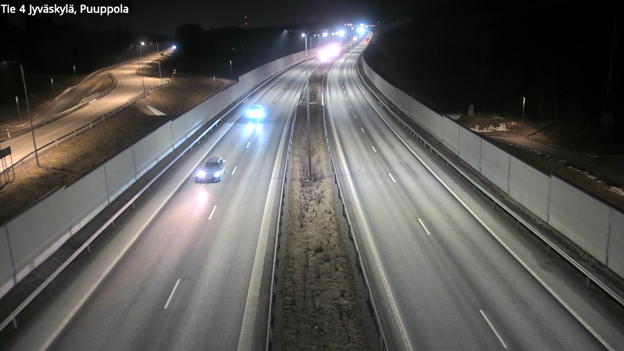 Weather Camera Image Väg 4 Jyväskylä, Puuppola, Jyväskylä, Keski-Suomi
