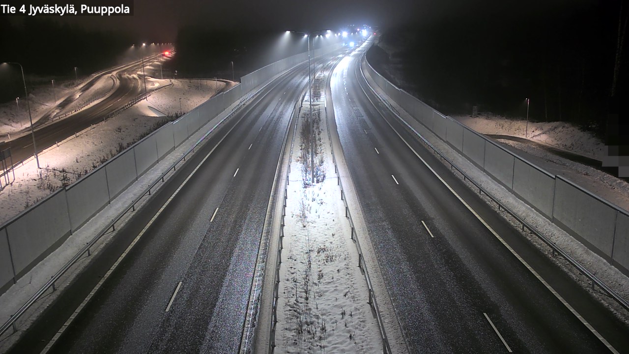Weather Camera Image Väg 4 Jyväskylä, Puuppola, Jyväskylä, Keski-Suomi