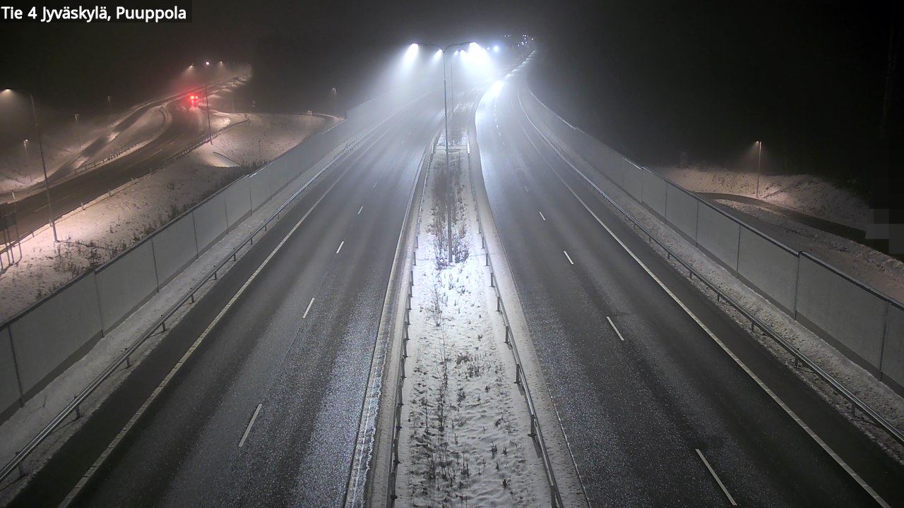Weather Camera Image Väg 4 Jyväskylä, Puuppola, Jyväskylä, Keski-Suomi