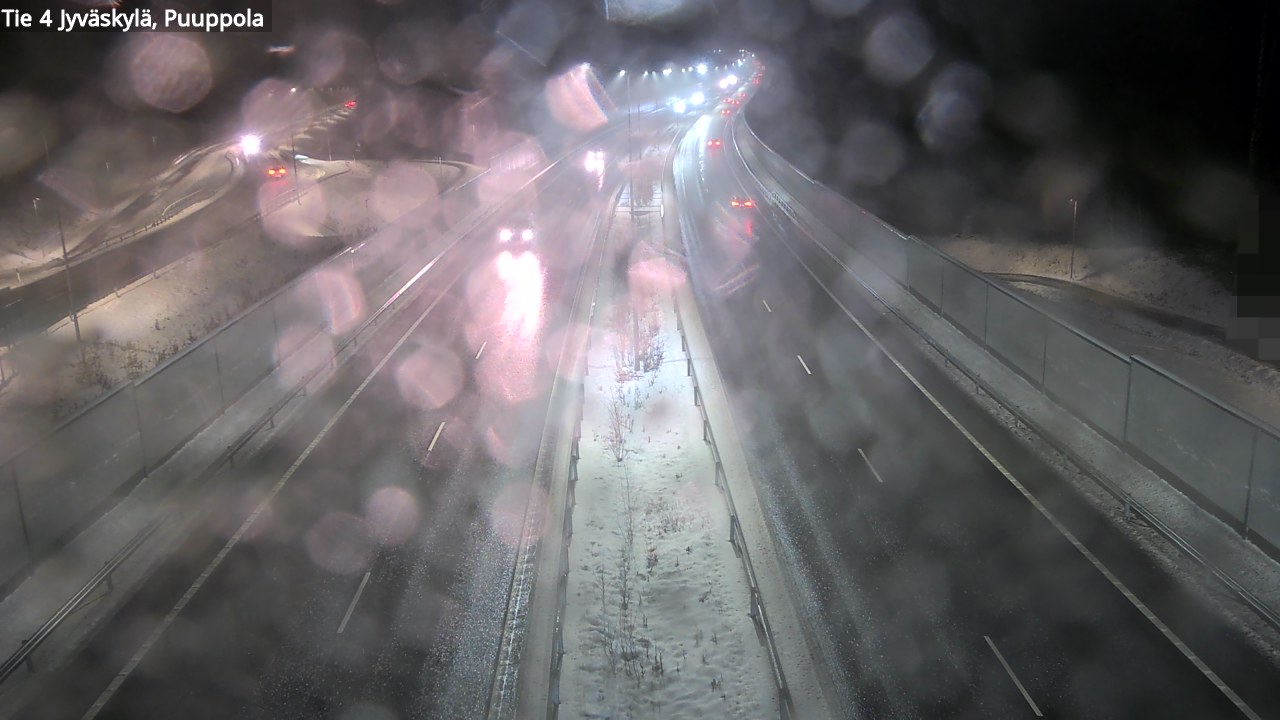 Weather Camera Image Väg 4 Jyväskylä, Puuppola, Jyväskylä, Keski-Suomi