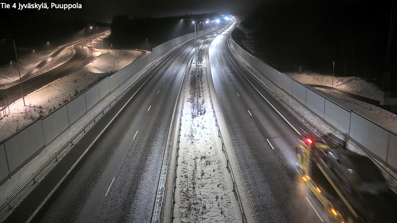 Weather Camera Image Väg 4 Jyväskylä, Puuppola, Jyväskylä, Keski-Suomi