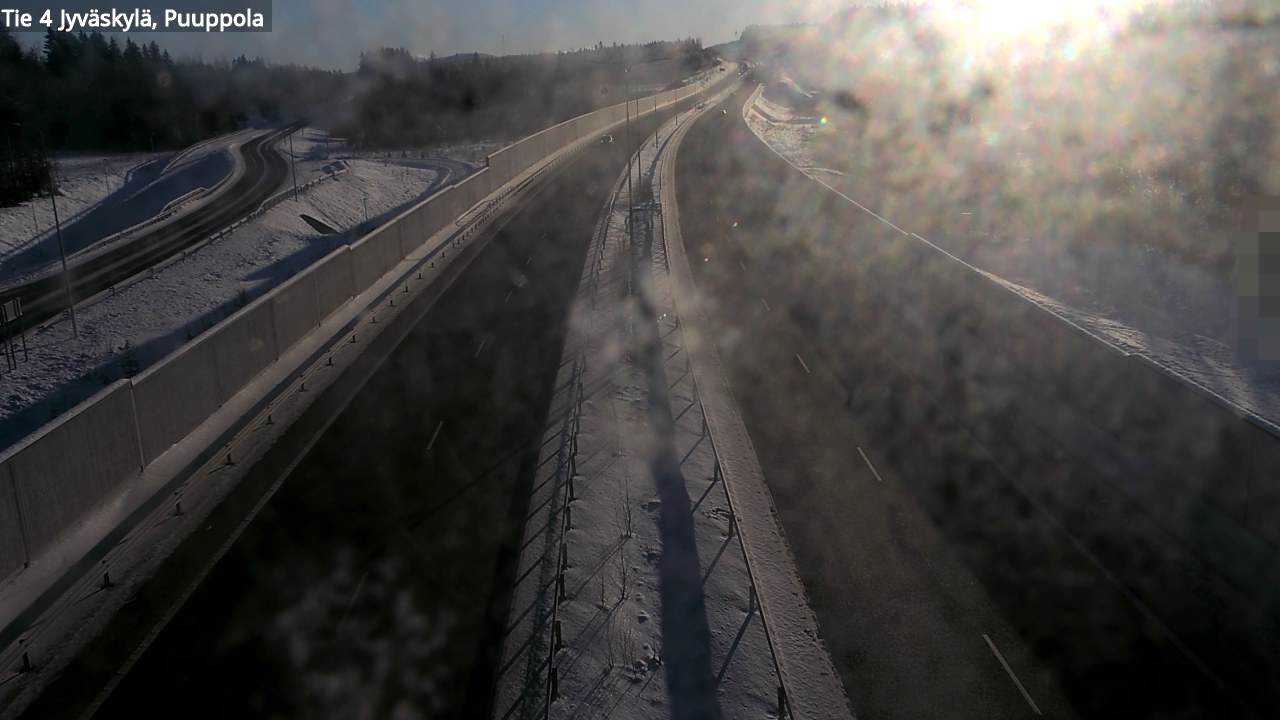 Weather Camera Image Road 4 Jyväskylä, Puuppola, Jyväskylä, Keski-Suomi