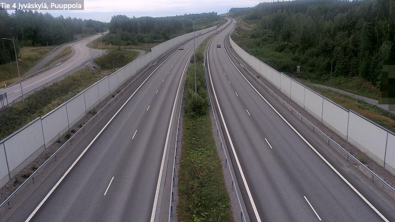 Weather Camera Image Road 4 Jyväskylä, Puuppola, Jyväskylä, Keski-Suomi