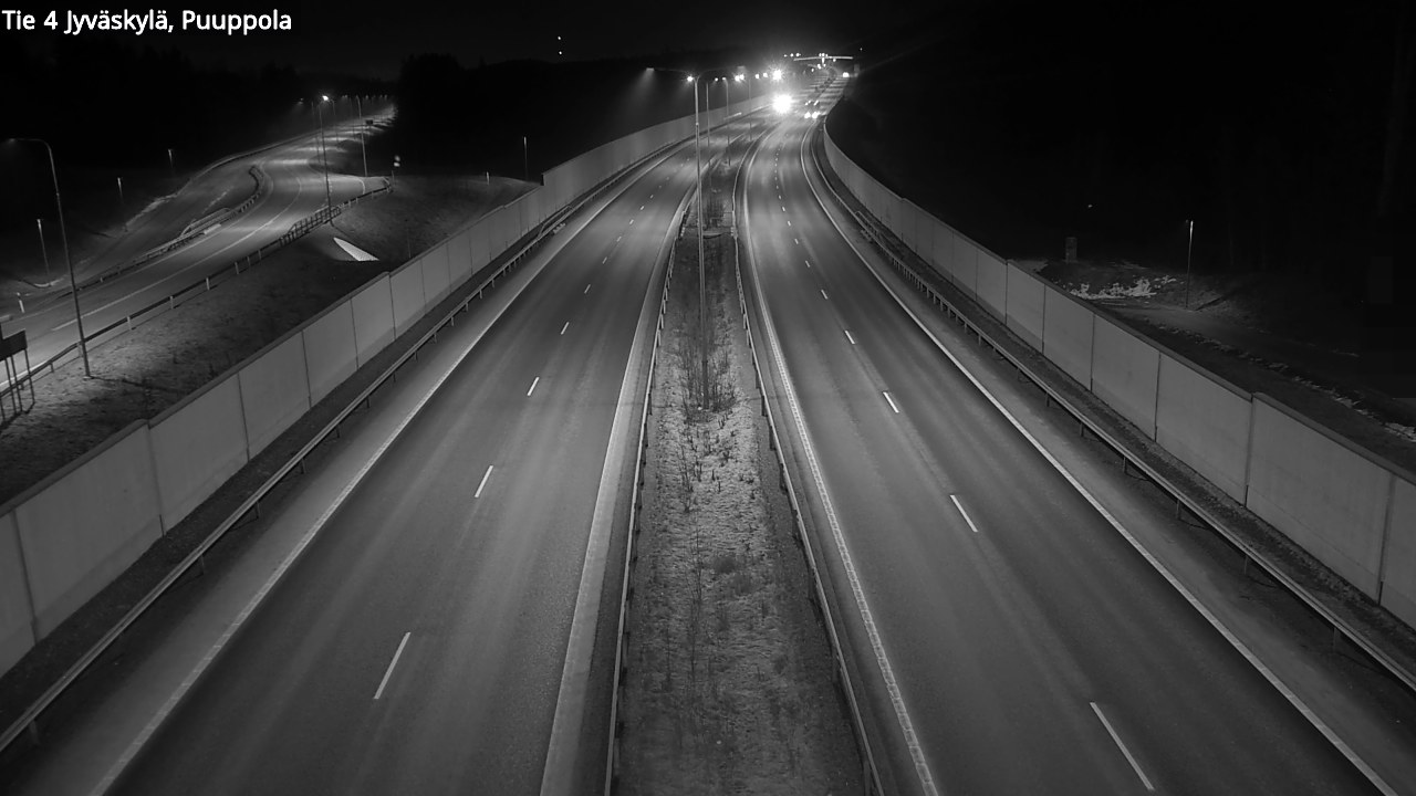 Weather Camera Image Road 4 Jyväskylä, Puuppola, Jyväskylä, Keski-Suomi