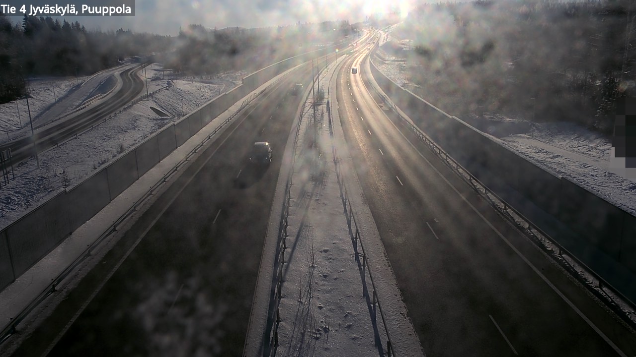 Weather Camera Image Road 4 Jyväskylä, Puuppola, Jyväskylä, Keski-Suomi