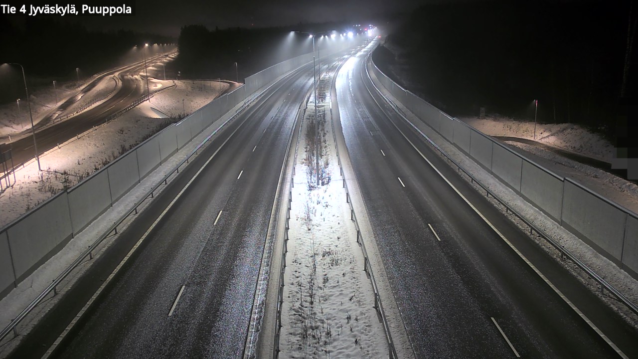 Weather Camera Image Väg 4 Jyväskylä, Puuppola, Jyväskylä, Keski-Suomi