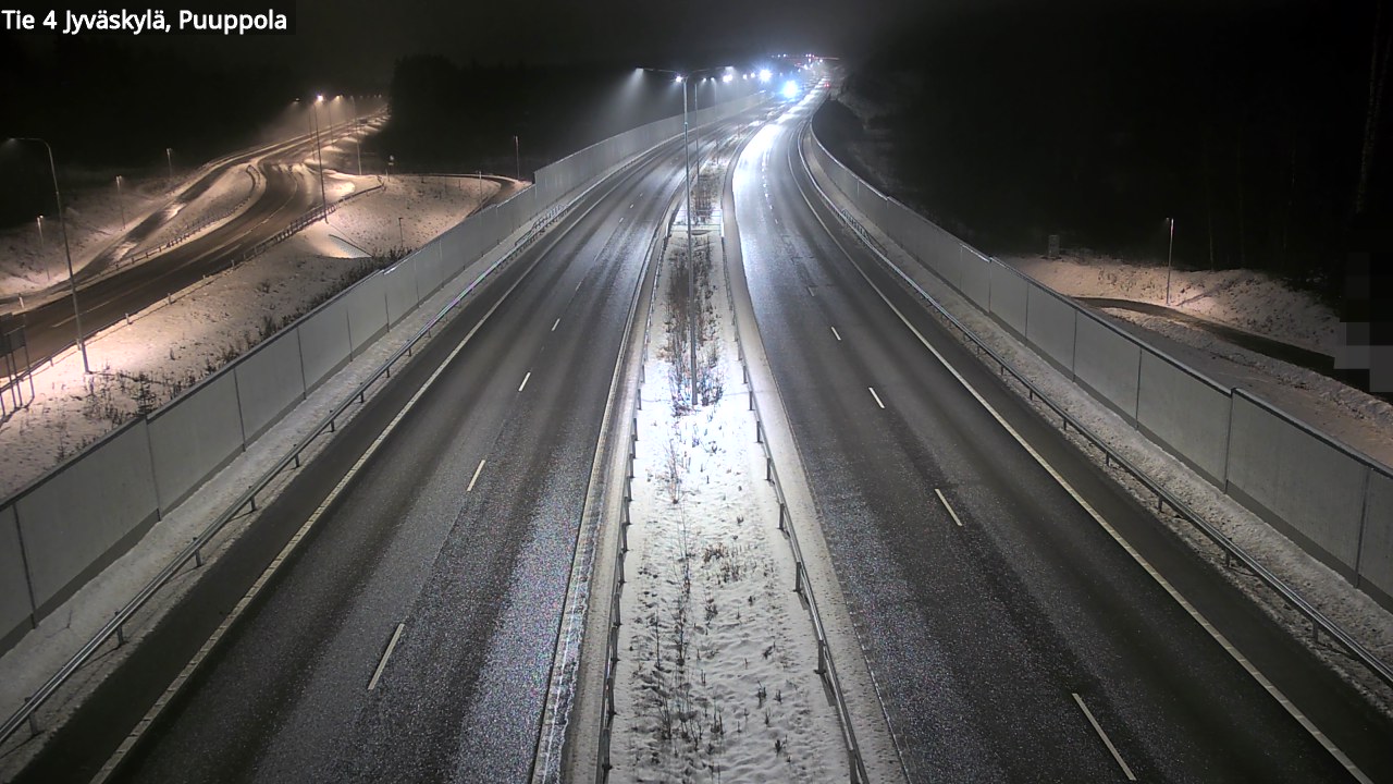 Weather Camera Image Väg 4 Jyväskylä, Puuppola, Jyväskylä, Keski-Suomi
