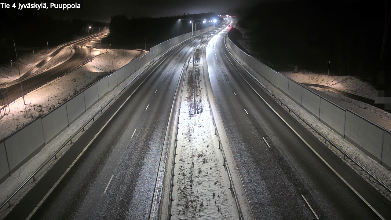 Weather Camera Image Väg 4 Jyväskylä, Puuppola, Jyväskylä, Keski-Suomi