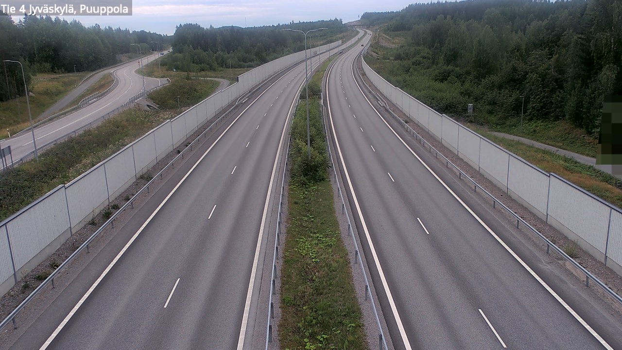 Weather Camera Image Road 4 Jyväskylä, Puuppola, Jyväskylä, Keski-Suomi