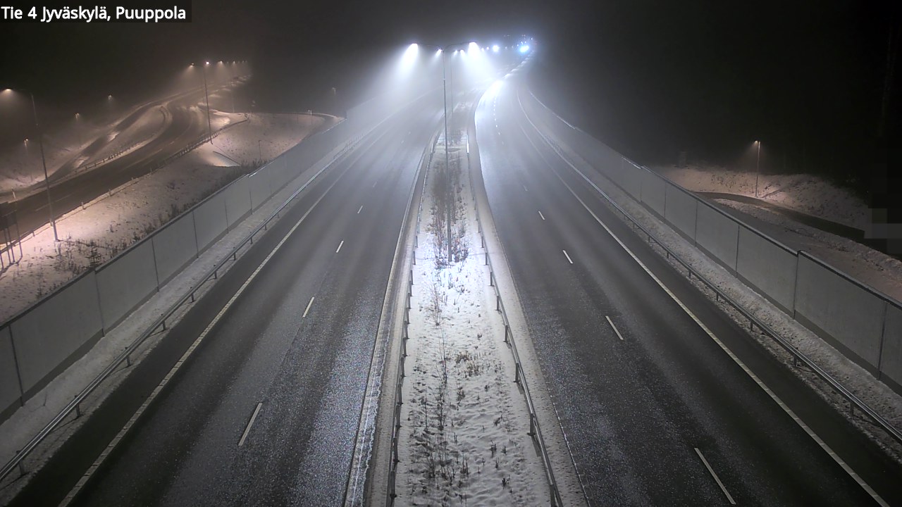 Weather Camera Image Väg 4 Jyväskylä, Puuppola, Jyväskylä, Keski-Suomi