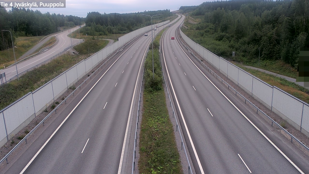 Weather Camera Image Road 4 Jyväskylä, Puuppola, Jyväskylä, Keski-Suomi