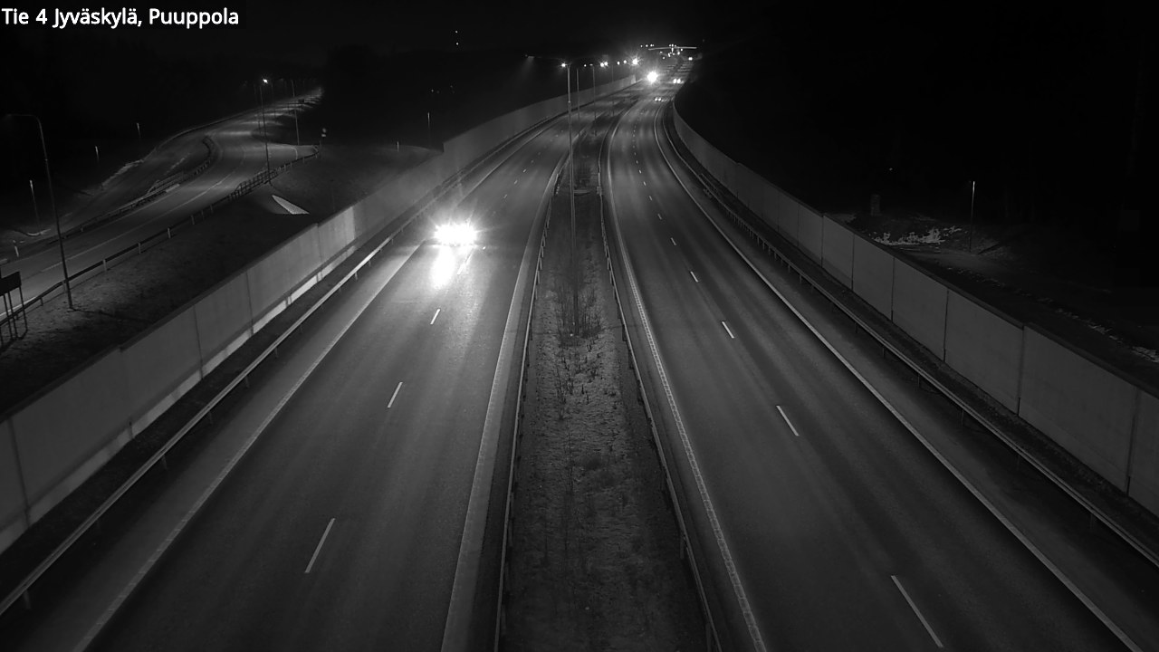 Weather Camera Image Road 4 Jyväskylä, Puuppola, Jyväskylä, Keski-Suomi