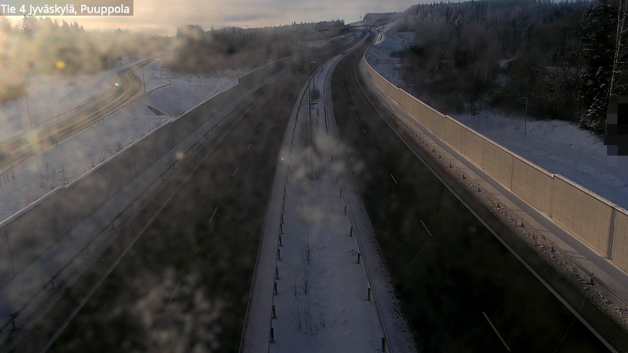 Weather Camera Image Road 4 Jyväskylä, Puuppola, Jyväskylä, Keski-Suomi