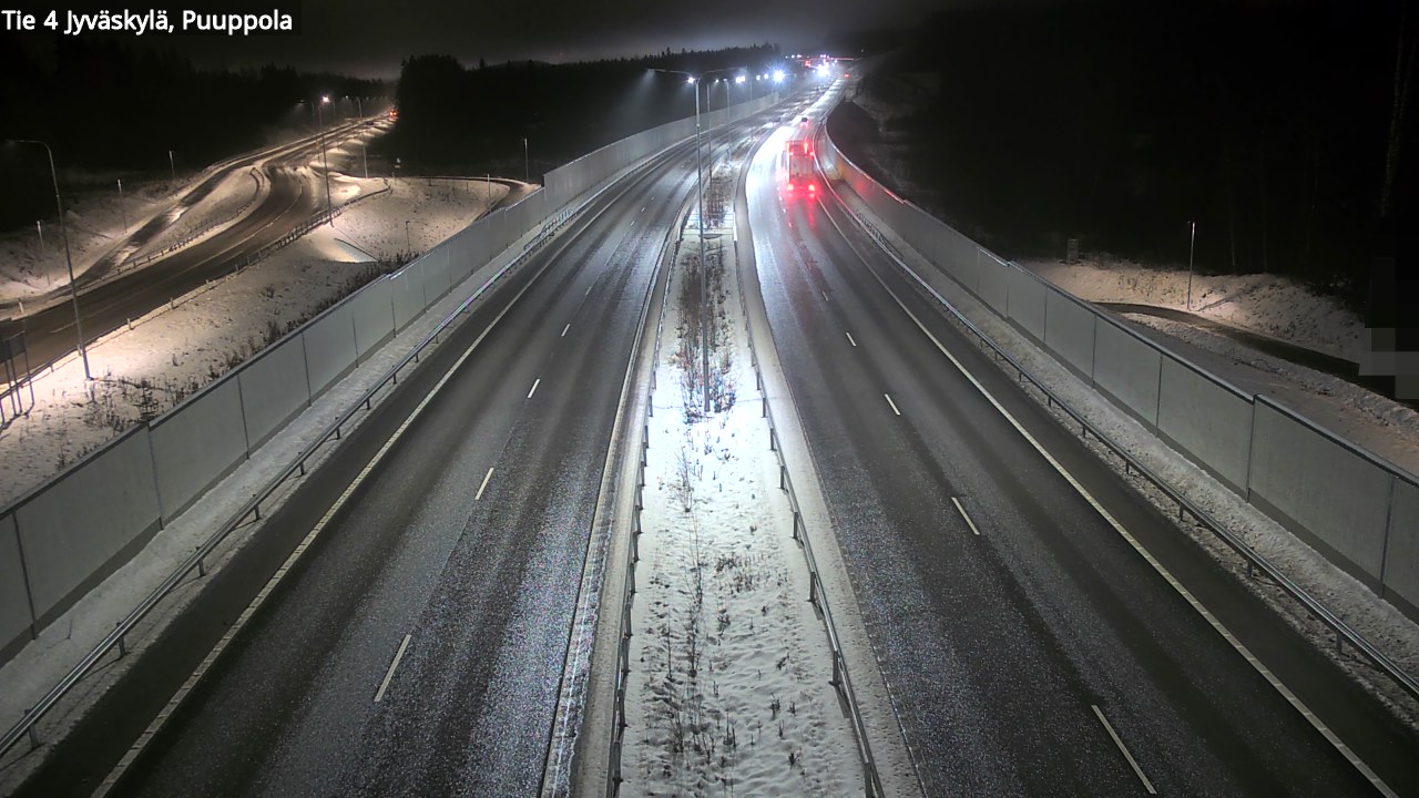 Weather Camera Image Väg 4 Jyväskylä, Puuppola, Jyväskylä, Keski-Suomi