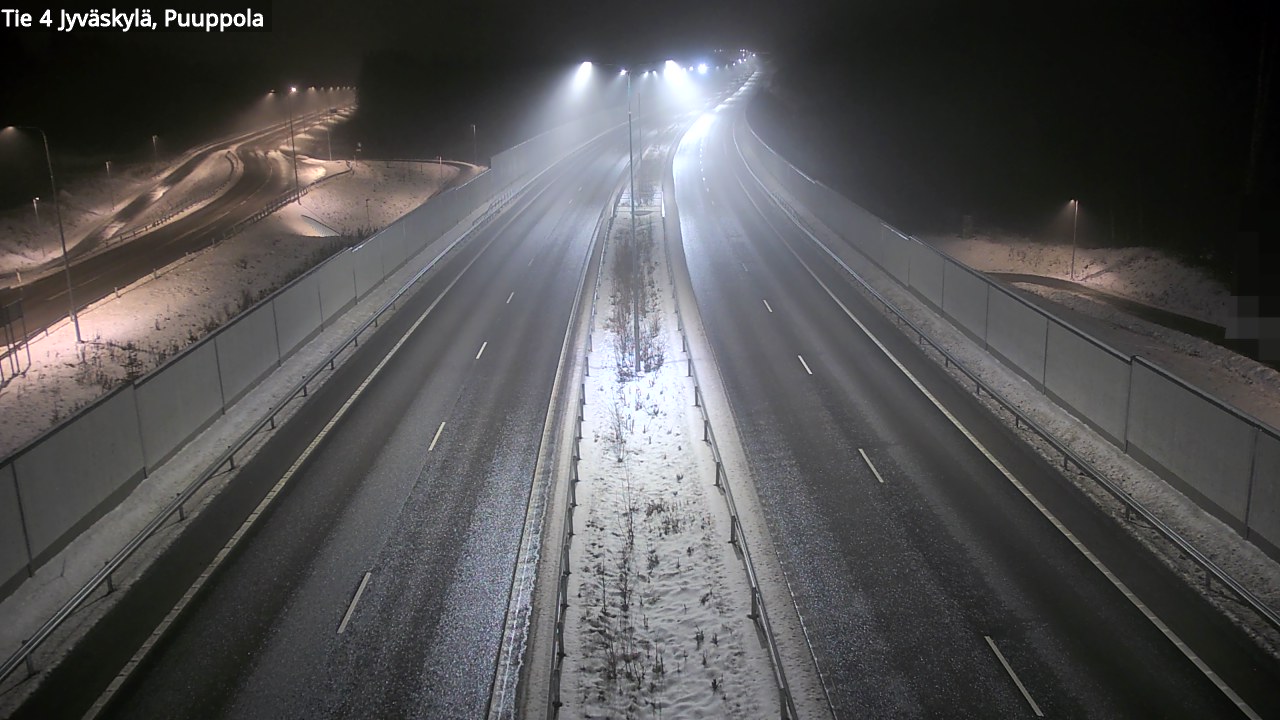 Weather Camera Image Väg 4 Jyväskylä, Puuppola, Jyväskylä, Keski-Suomi