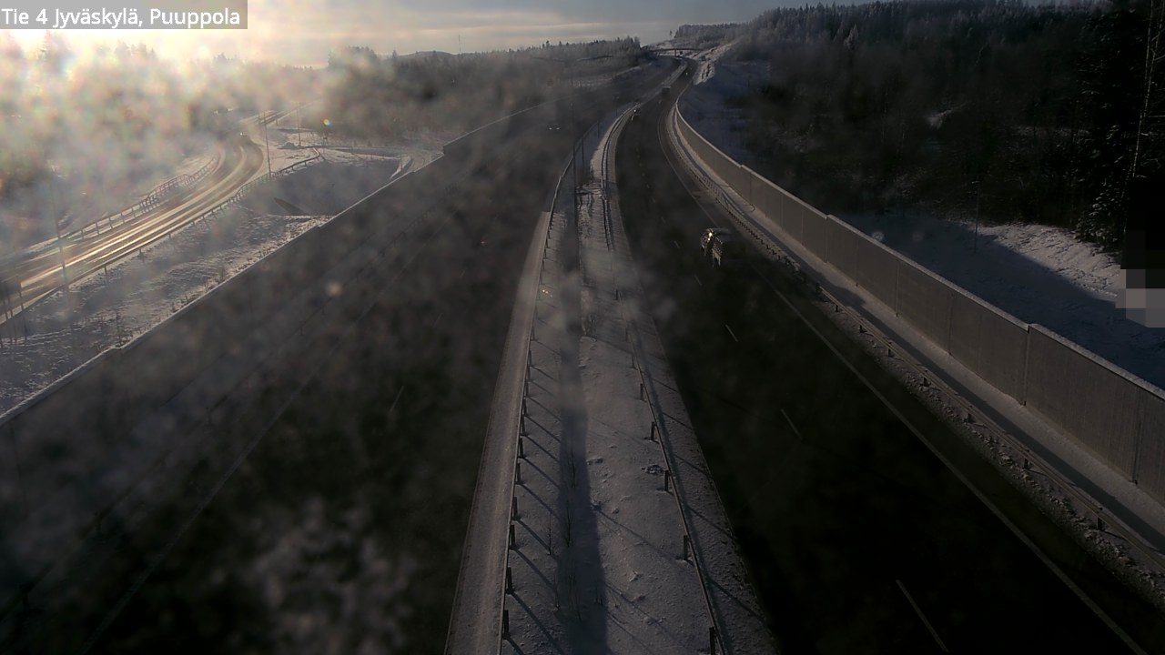Weather Camera Image Road 4 Jyväskylä, Puuppola, Jyväskylä, Keski-Suomi