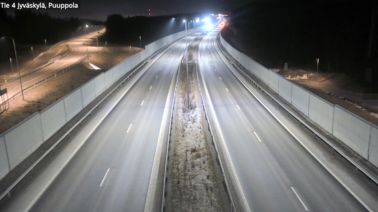 Weather Camera Image Road 4 Jyväskylä, Puuppola, Jyväskylä, Keski-Suomi