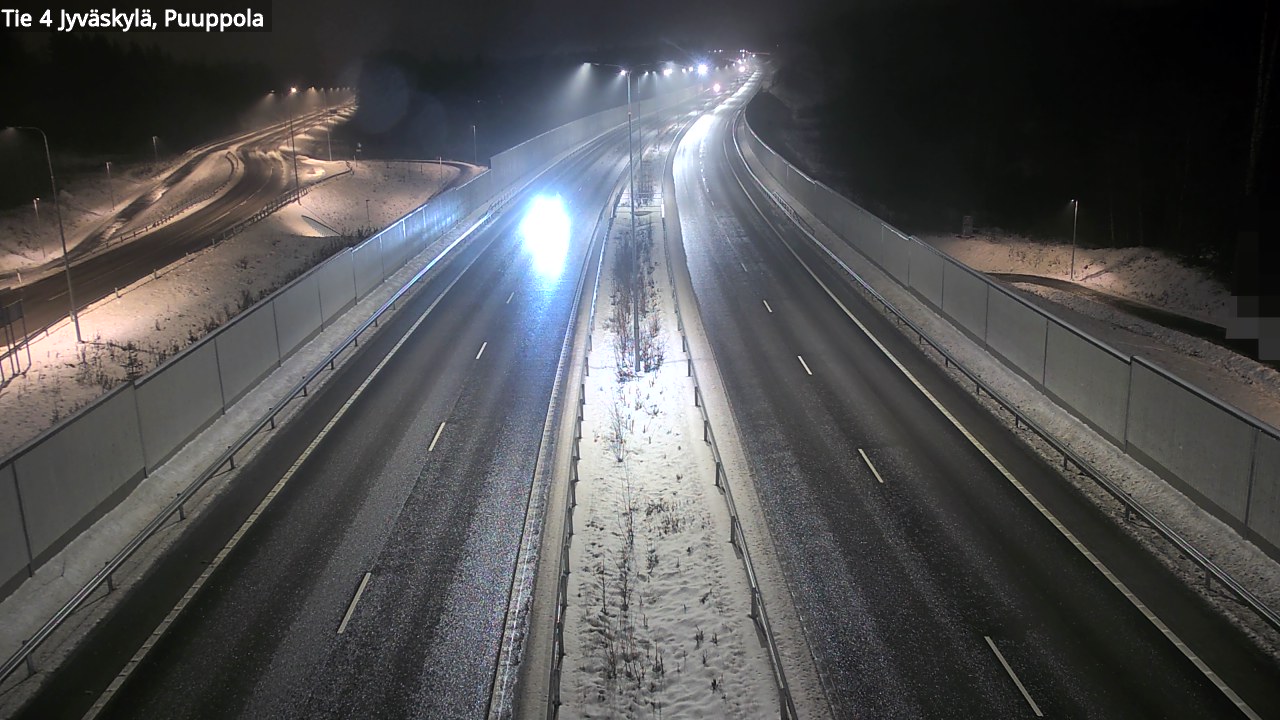 Weather Camera Image Väg 4 Jyväskylä, Puuppola, Jyväskylä, Keski-Suomi