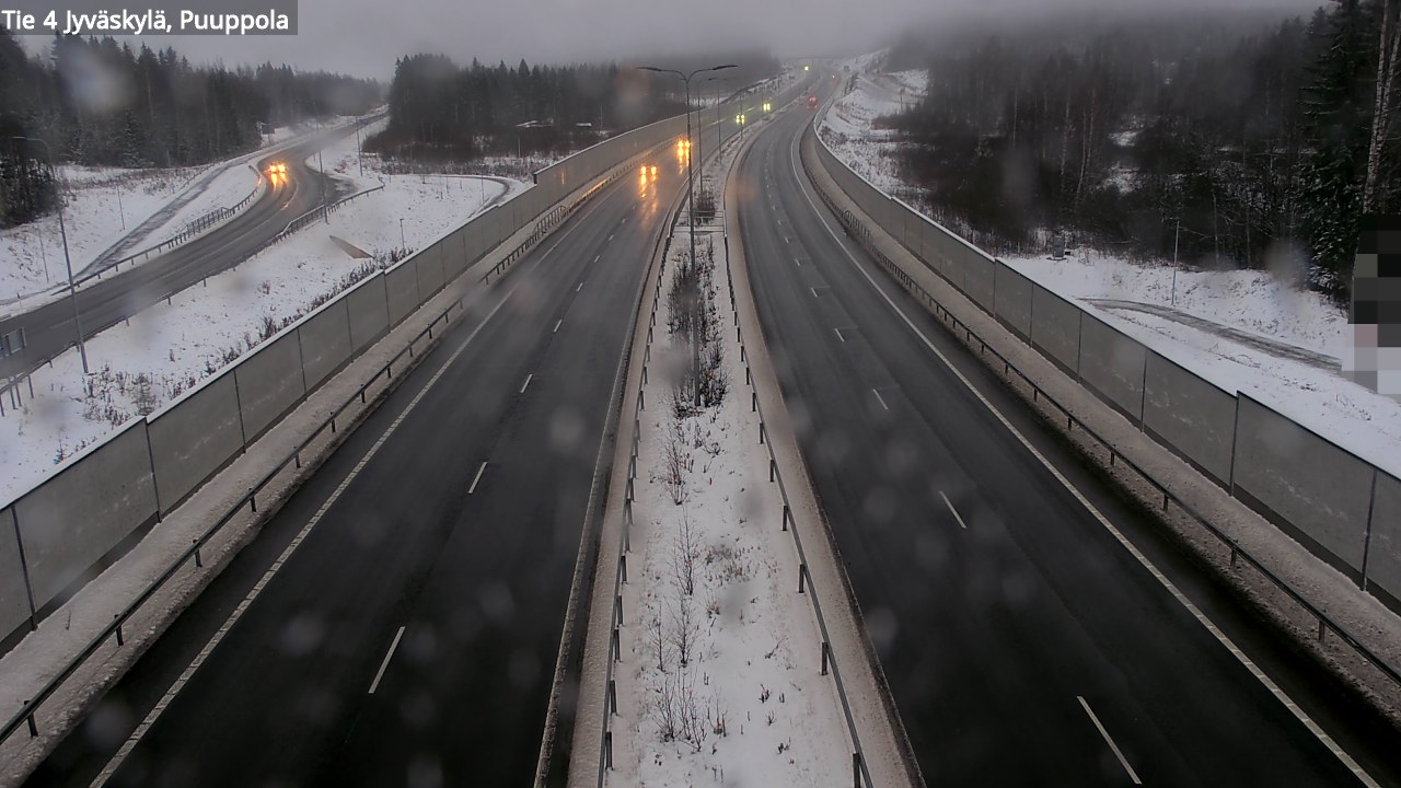 Weather Camera Image Väg 4 Jyväskylä, Puuppola, Jyväskylä, Keski-Suomi