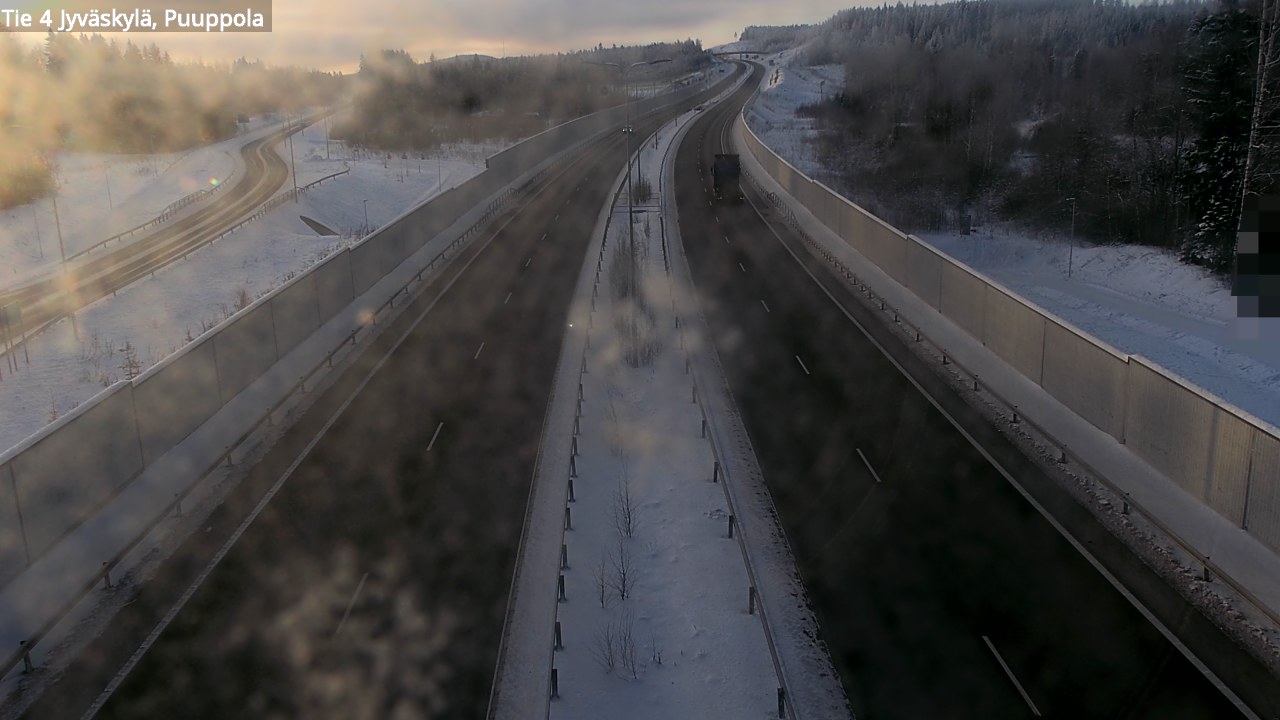 Weather Camera Image Road 4 Jyväskylä, Puuppola, Jyväskylä, Keski-Suomi