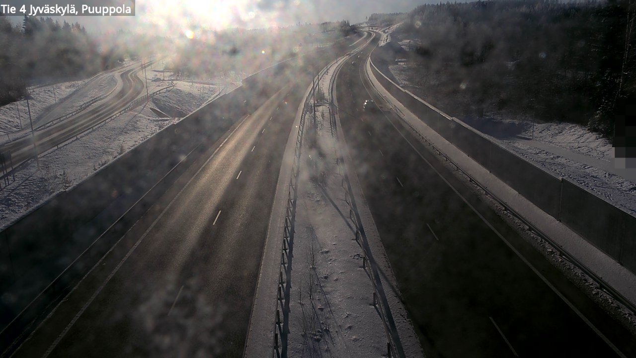 Weather Camera Image Road 4 Jyväskylä, Puuppola, Jyväskylä, Keski-Suomi
