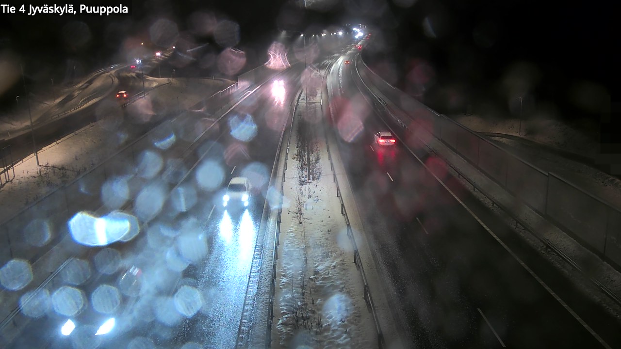 Weather Camera Image Väg 4 Jyväskylä, Puuppola, Jyväskylä, Keski-Suomi