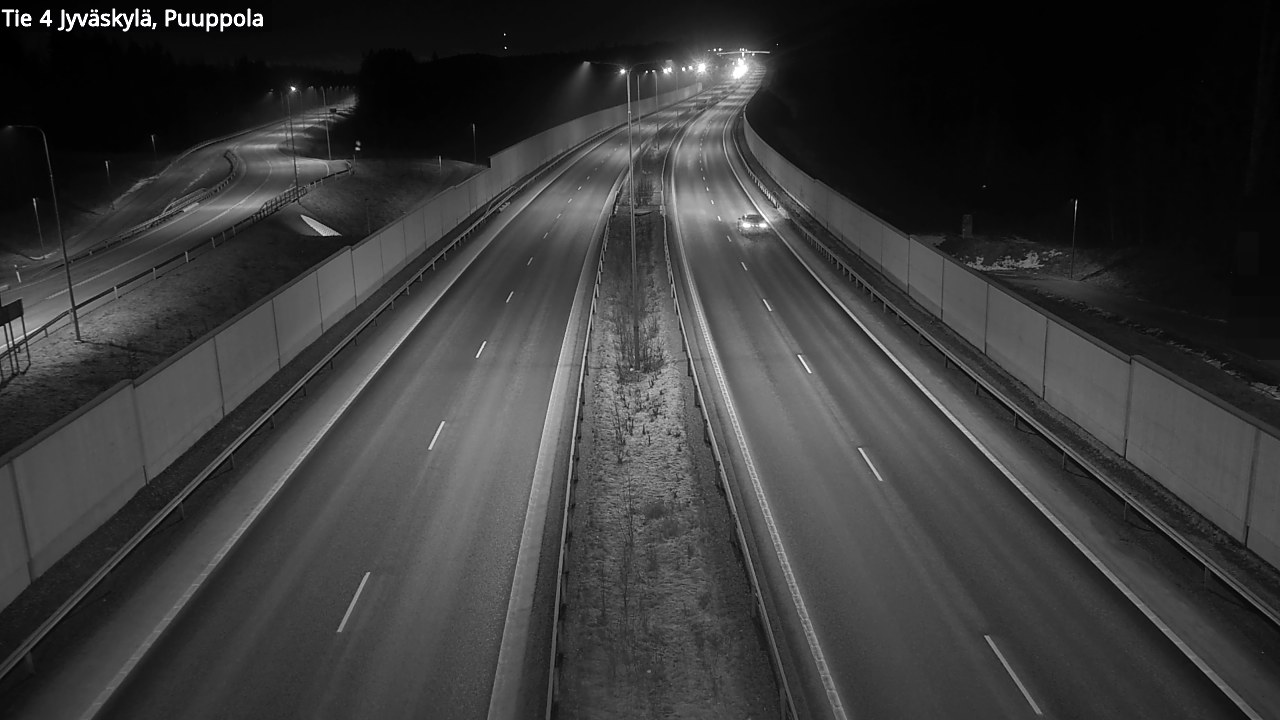 Weather Camera Image Road 4 Jyväskylä, Puuppola, Jyväskylä, Keski-Suomi