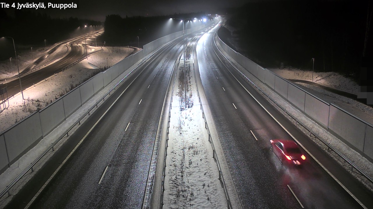 Weather Camera Image Väg 4 Jyväskylä, Puuppola, Jyväskylä, Keski-Suomi