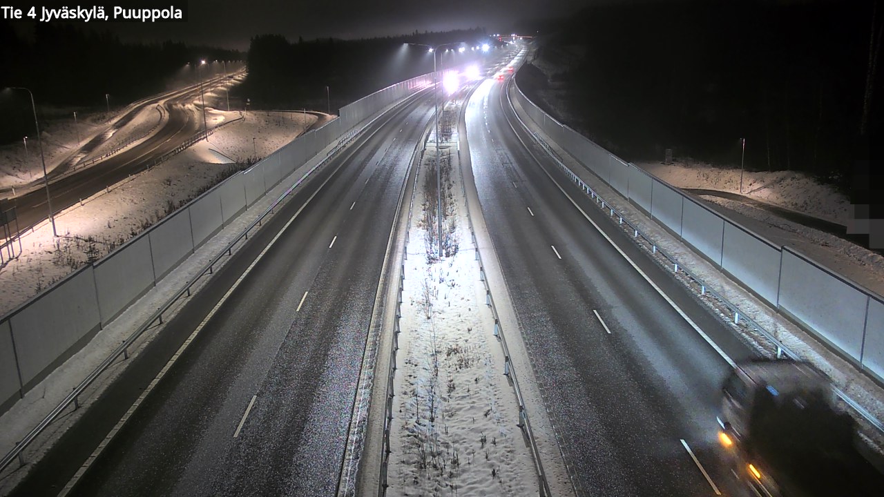 Weather Camera Image Väg 4 Jyväskylä, Puuppola, Jyväskylä, Keski-Suomi