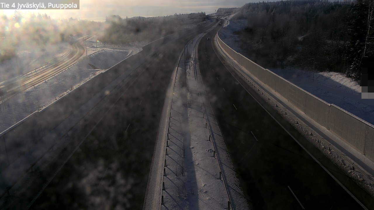 Weather Camera Image Road 4 Jyväskylä, Puuppola, Jyväskylä, Keski-Suomi