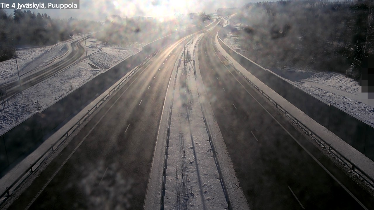 Weather Camera Image Road 4 Jyväskylä, Puuppola, Jyväskylä, Keski-Suomi