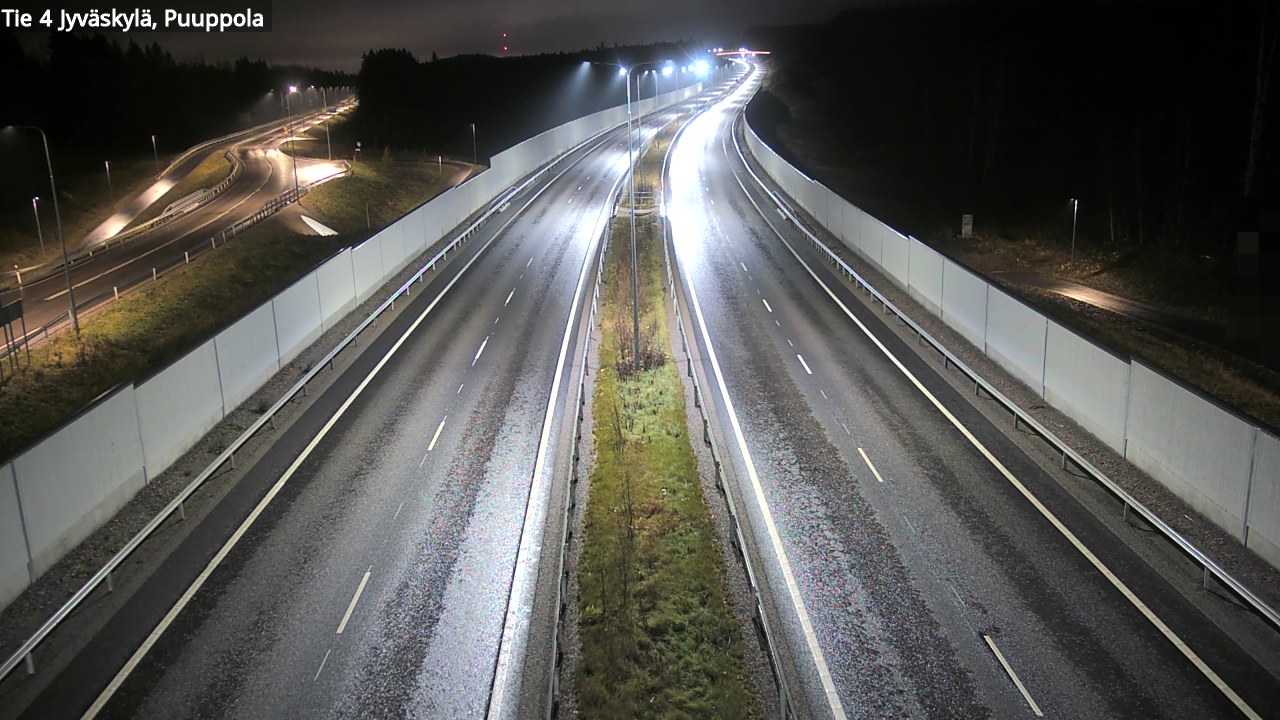 Weather Camera Image Väg 4 Jyväskylä, Puuppola, Jyväskylä, Keski-Suomi