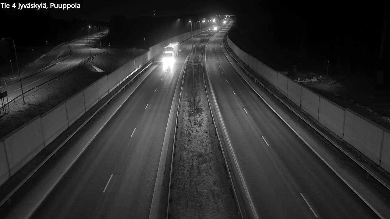 Weather Camera Image Road 4 Jyväskylä, Puuppola, Jyväskylä, Keski-Suomi