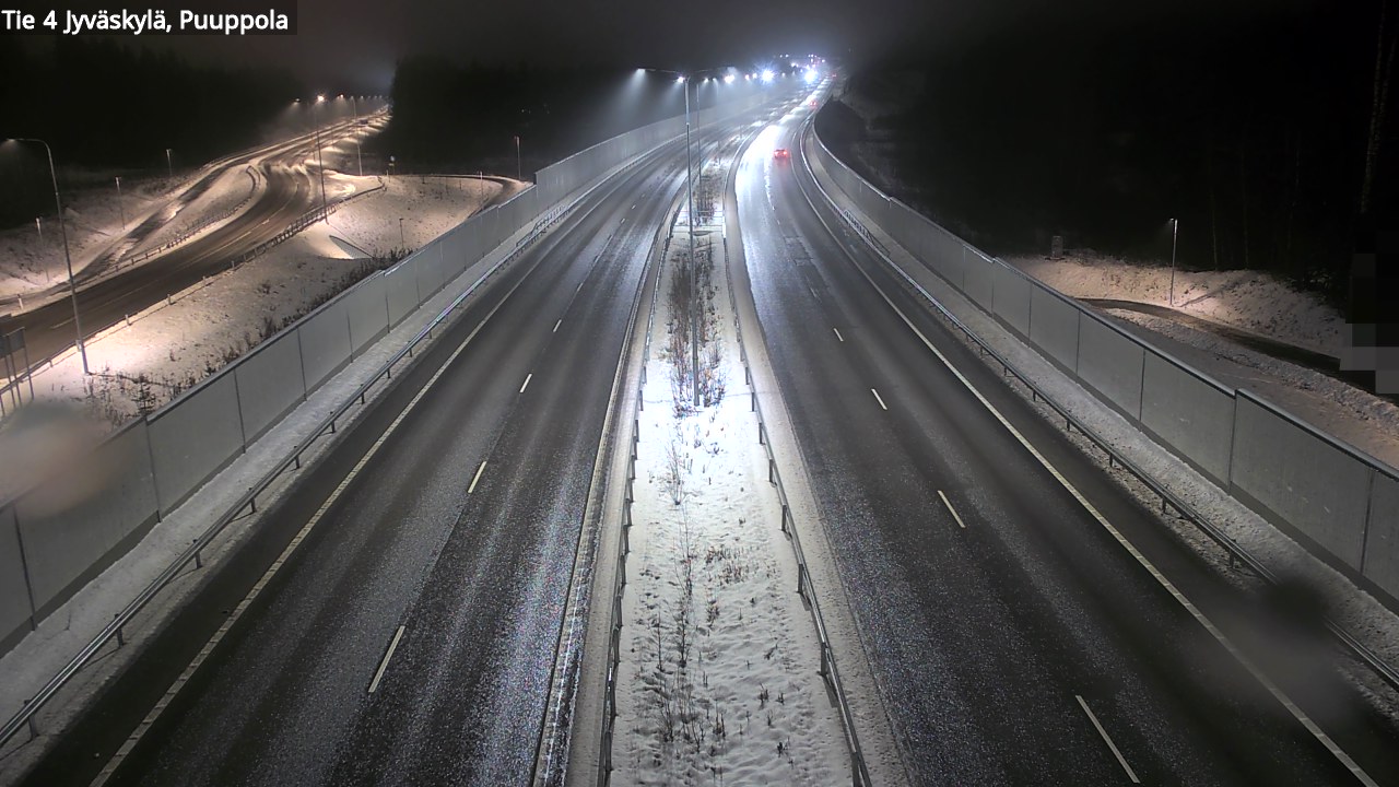 Weather Camera Image Väg 4 Jyväskylä, Puuppola, Jyväskylä, Keski-Suomi