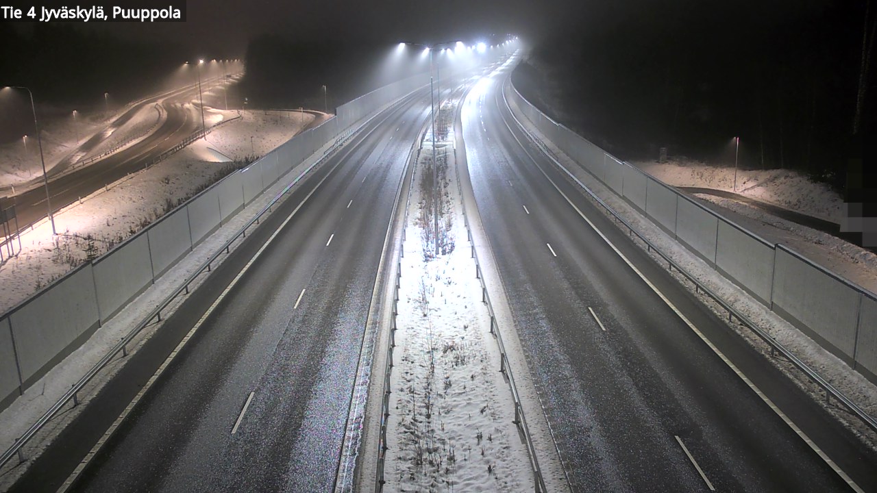 Weather Camera Image Väg 4 Jyväskylä, Puuppola, Jyväskylä, Keski-Suomi