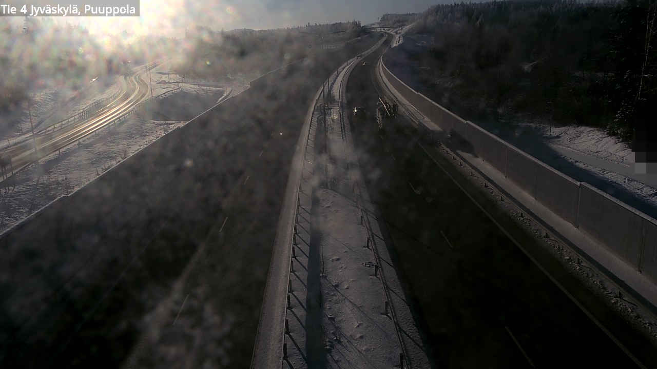Weather Camera Image Road 4 Jyväskylä, Puuppola, Jyväskylä, Keski-Suomi