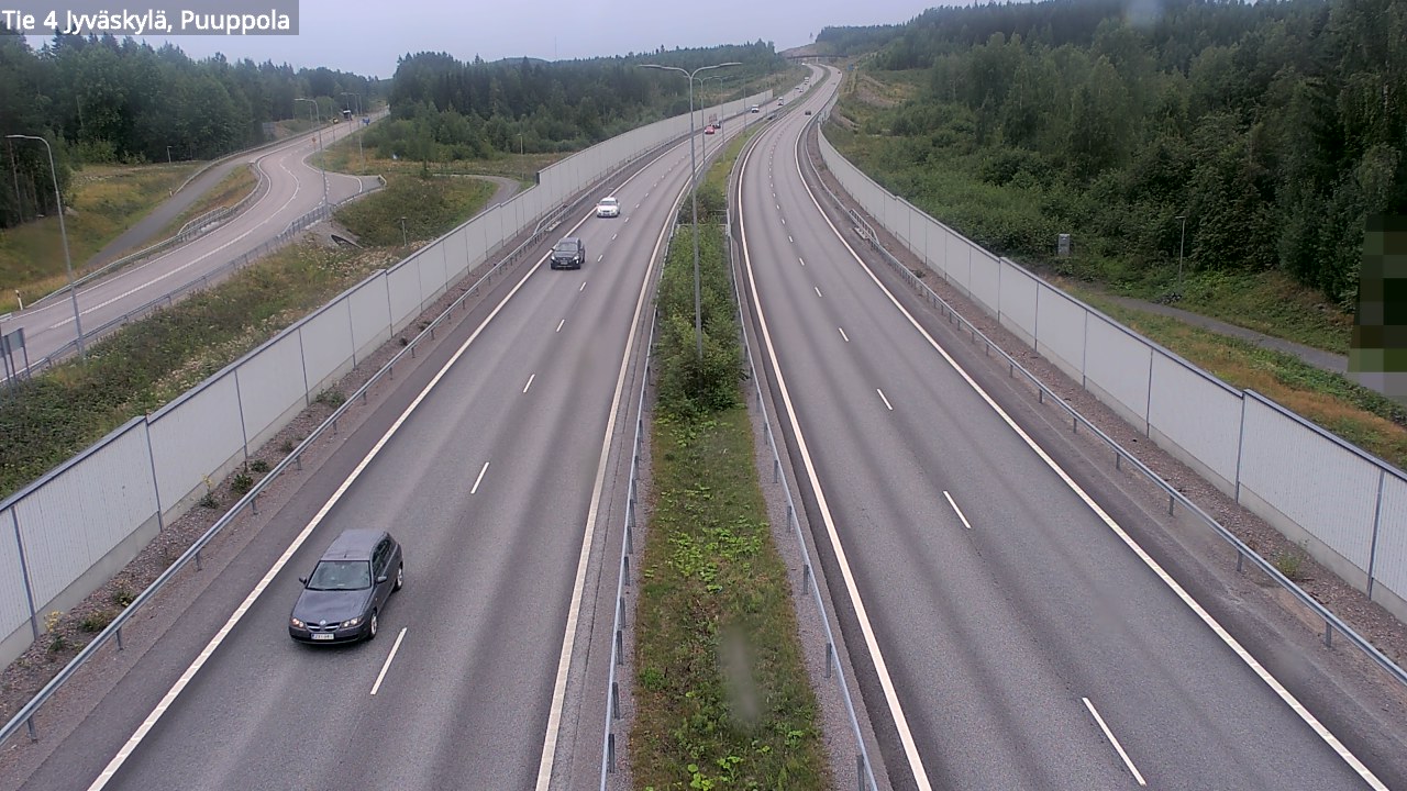 Weather Camera Image Väg 4 Jyväskylä, Puuppola, Jyväskylä, Keski-Suomi