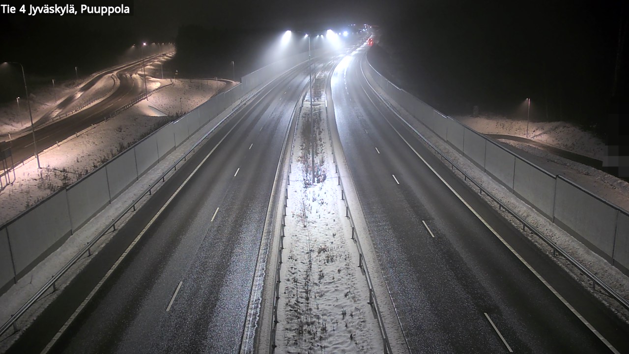 Weather Camera Image Väg 4 Jyväskylä, Puuppola, Jyväskylä, Keski-Suomi