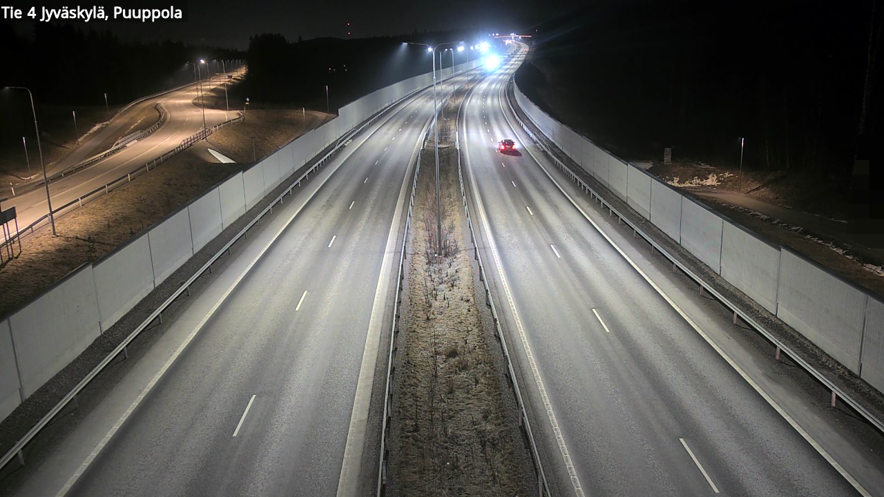Weather Camera Image Road 4 Jyväskylä, Puuppola, Jyväskylä, Keski-Suomi