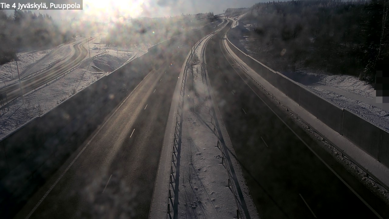 Weather Camera Image Road 4 Jyväskylä, Puuppola, Jyväskylä, Keski-Suomi